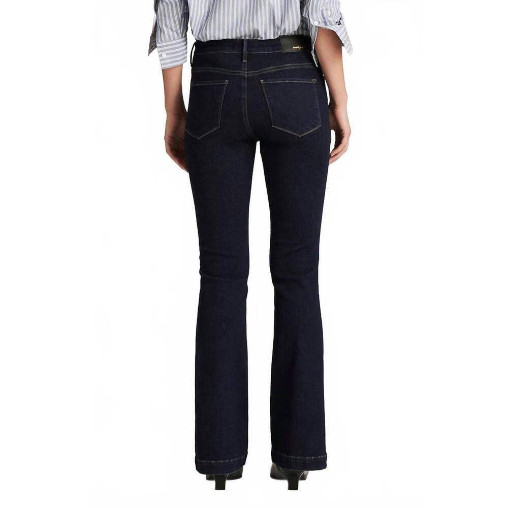 NEW MAVI sydney flare high rise jeans in rinse gold premium - Picture 2 of 4